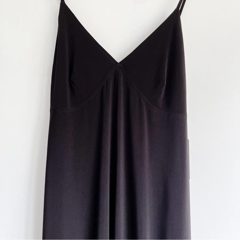 Norma Kamali Women’s Slip Jog Jumpsuit in Black Large - Picture 5 of 11